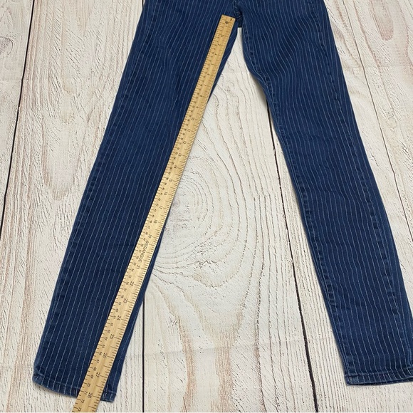 PAIGE Navy Pinstripe Women's Jeans size 25 - Picture 7 of 8